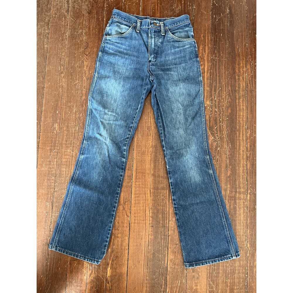 Vintage 70s Wrangler 945 Bootcut Jeans Talon Zipper Made in USA 29 x 33 - Picture 1 of 7